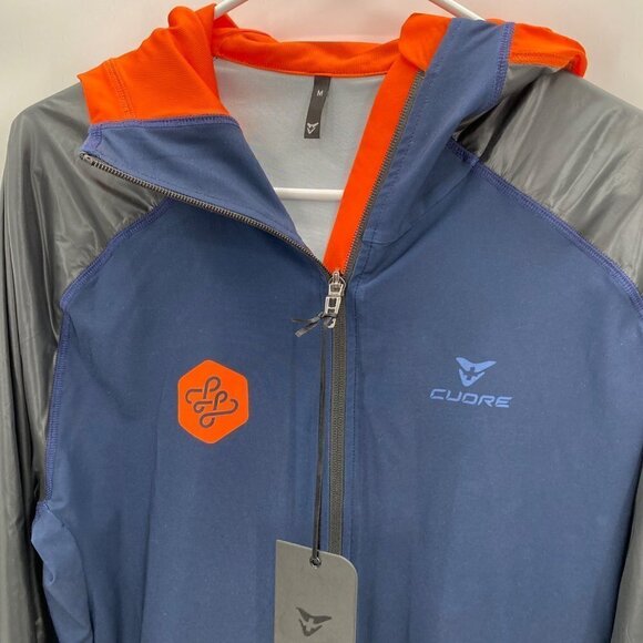 Cuore Men's Lifestyle Hoodie Navy/Black Medium - Picture 2 of 10